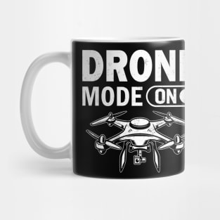 Drone Mode On Funny Drone Pilot Retro Mug